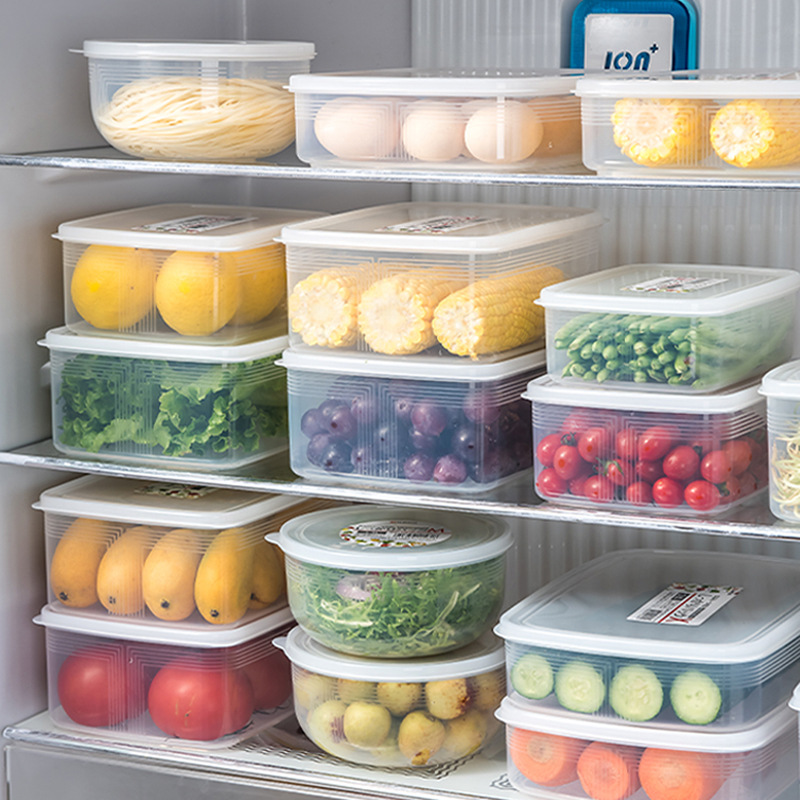 Multi‑piece Airtight Food Storage Box Set, Refrigerator Organizer