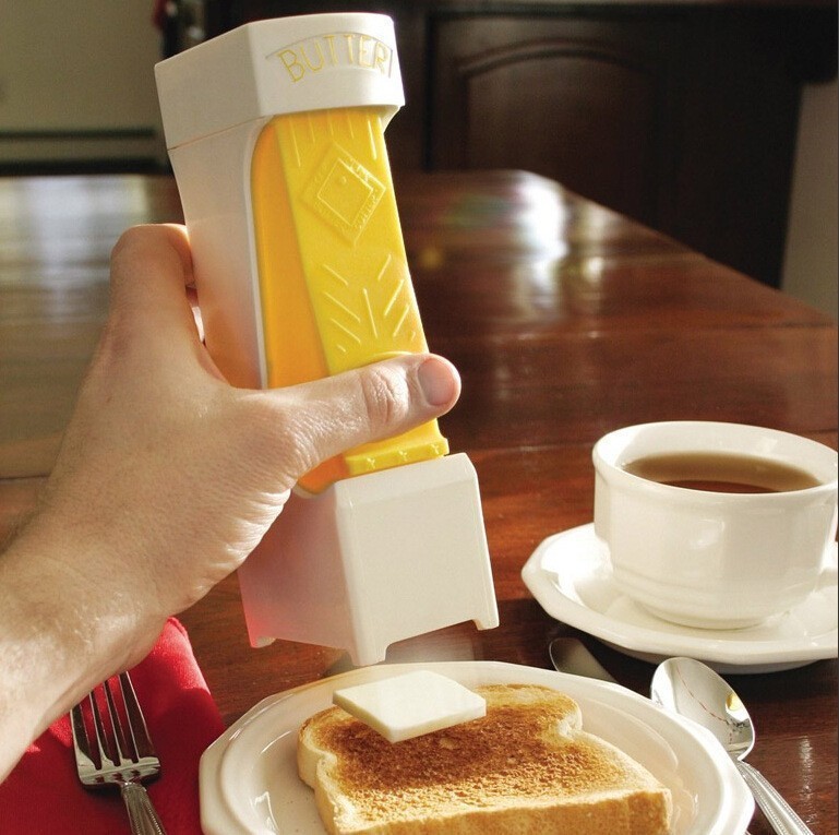 One‑Press Butter Cutter Dispenser, Automatic Butter Slicer, Handy Kitchen Gadget for Butter and Cheese
