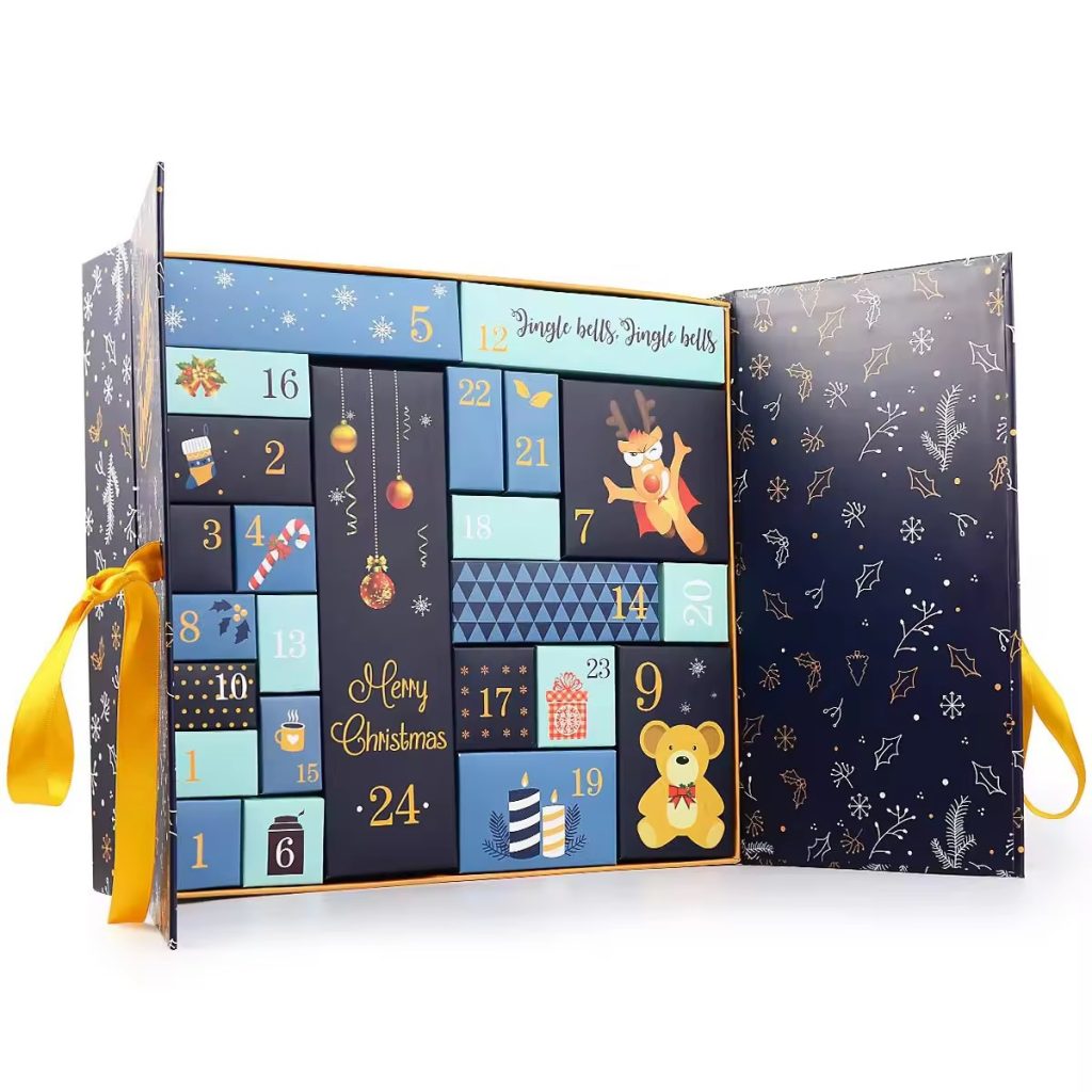 Christmas Advent Calendar Double‑Opening Gift Box